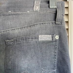 7 For all Mankind grey Jeans